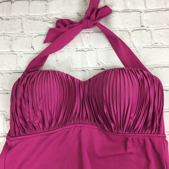 Seafolly Pink One Piece Swimsuit - Picture 1 of 8